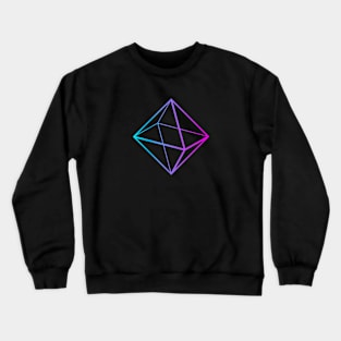 3d geometric Crewneck Sweatshirt